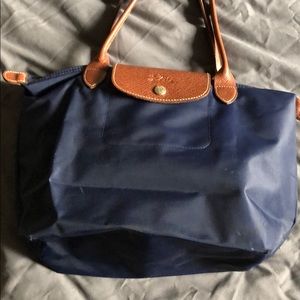 Small le pliage longchamp blue